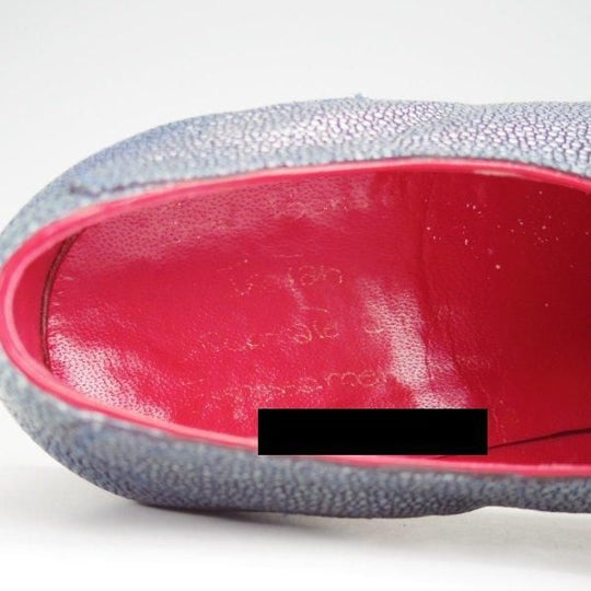 極美品★(伊)エンツォ・ボナフェ SIZE 40.5【オーダー時価格40万円程度★ガルーシャ(エイ革)/純正ツリー付】9分仕立て/Enzo Bonafe★m855