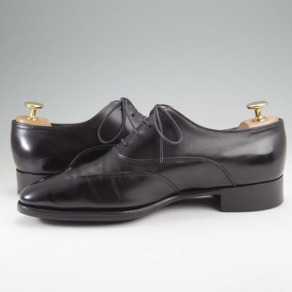 極上★ジョンロブ 6E【現行定価30万円以上★プレステージライン/WOODCOTE/8000ラスト】ブラインドブローグ/カーフ/黒/JOHN LOBB★m857