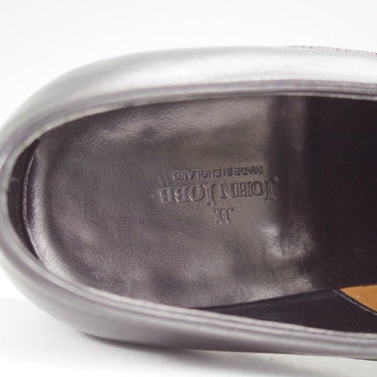 極上★ジョンロブ 6E【現行定価30万円以上★プレステージライン/WOODCOTE/8000ラスト】ブラインドブローグ/カーフ/黒/JOHN LOBB★m857