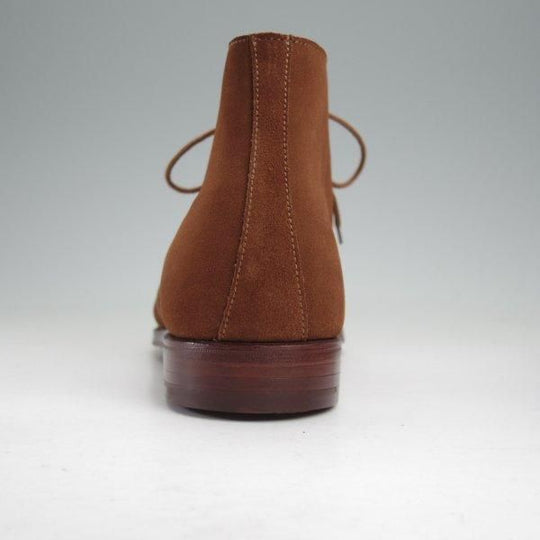 未使用★クロケット&ジョーンズ 8E【定価￥104,500-★CHERTSEY/チャッカブーツ】224ラスト/スエード/茶/メンズ/Crockett&Jones★m858