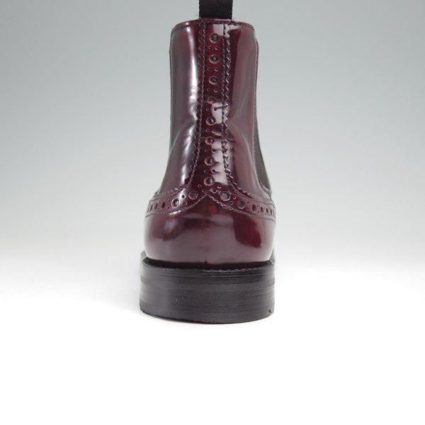 美品★チャーチ(レディース) SIZE 35【定価￥176,000-★KETSBY WG/サイドゴアブーツ】ポリッシュドバインダーカーフ/赤茶/Church's★m860