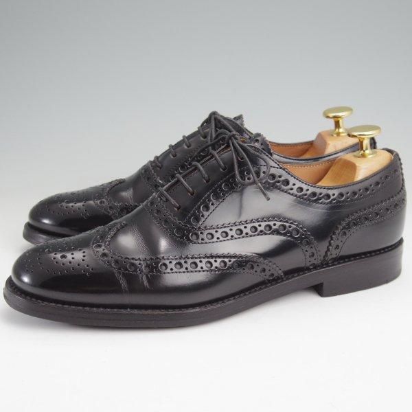 極上★チャーチ(レディース) SIZE 37【定価￥176,000-★バーウッド/BURWOOD WG】ポリッシュドバインダーカーフ/黒/Church's★m862