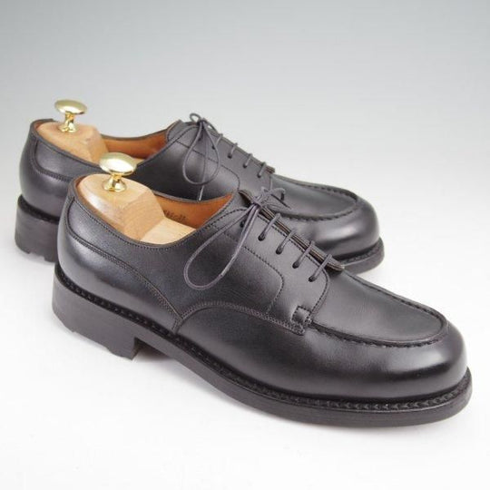 ★J.M.ウエストン 5.5C【現行定価￥168,300-★ロシアンカーフ/ゴルフ/GOLF】旧ロゴ/641/31ラスト/Uチップ/黒/Weston/ウェストン★m869