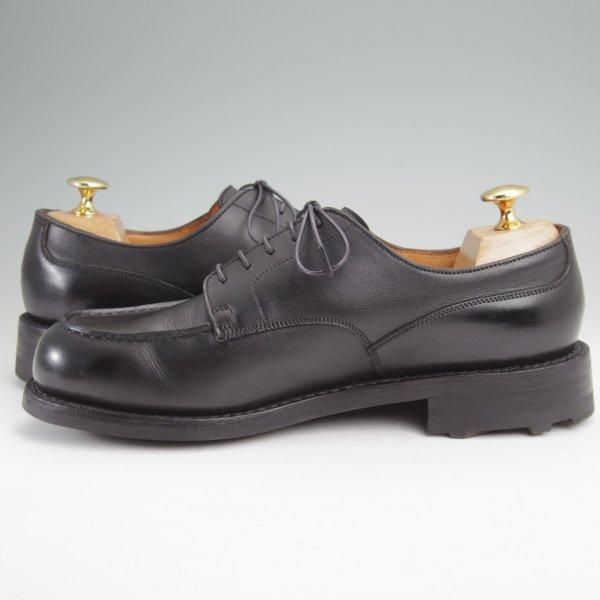 ★J.M.ウエストン 5.5C【現行定価￥168,300-★ロシアンカーフ/ゴルフ/GOLF】旧ロゴ/641/31ラスト/Uチップ/黒/Weston/ウェストン★m869