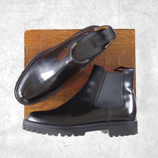美品★チャーチ(レディース) SIZE 36.5【定価￥181,500-★NIRAH T/サイドゴアブーツ】チェルシーブーツ/ロイスカーフ/黒/Church's★m877
