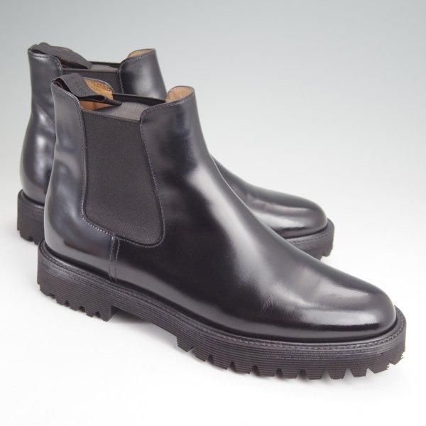 美品★チャーチ(レディース) SIZE 36.5【定価￥181,500-★NIRAH T/サイドゴアブーツ】チェルシーブーツ/ロイスカーフ/黒/Church's★m877