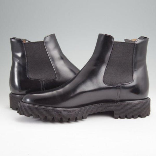 美品★チャーチ(レディース) SIZE 36.5【定価￥181,500-★NIRAH T/サイドゴアブーツ】チェルシーブーツ/ロイスカーフ/黒/Church's★m877