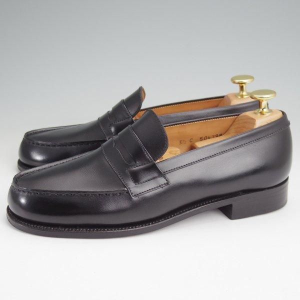極美品★J.M.ウエストン(レディース) 3.5C【現行定価￥151,800-★コインローファー/180】82ラスト/カーフ/黒/Weston/ウェストン★m878