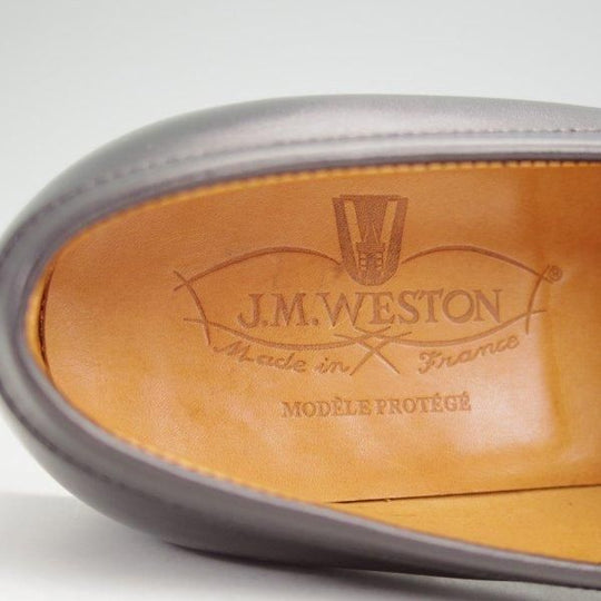 極美品★J.M.ウエストン(レディース) 3.5C【現行定価￥151,800-★コインローファー/180】82ラスト/カーフ/黒/Weston/ウェストン★m878