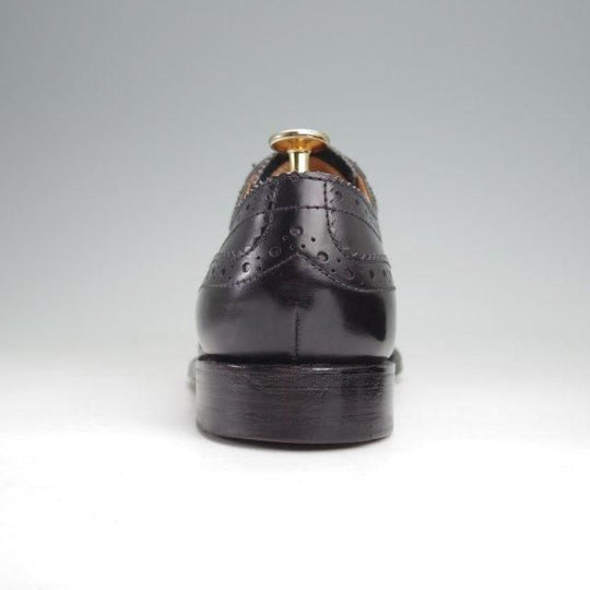 美品★(英)グレンソン 7G【定価￥81,400-★フルブローグ(センターエラステック)/トゥモローランド別注】カーフ/黒/メンズ/GRENSON★m879