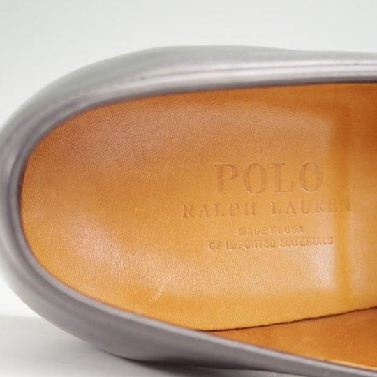 極上★(米)アレンエドモンズ 7.5E【(米)ラルフローレン別注★POLO Ralph Lauren】コインローファー(キルト)/黒/ALLEN EDMONDS★m880