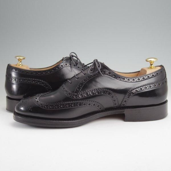 極美品★チャーチ 90F/UK9【定価￥176,000-★BURWOOD/バーウッド】81ラスト/フルブローグ/黒/メンズ/Church's★m882