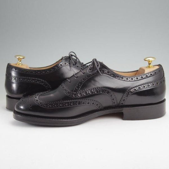 極美品★チャーチ 90F/UK9【定価￥176,000-★BURWOOD/バーウッド】81ラスト/フルブローグ/黒/メンズ/Church's★m882