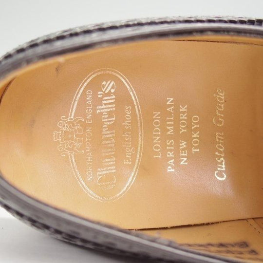 極美品★チャーチ 90F/UK9【定価￥176,000-★BURWOOD/バーウッド】81ラスト/フルブローグ/黒/メンズ/Church's★m882