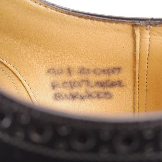 極美品★チャーチ 90F/UK9【定価￥176,000-★BURWOOD/バーウッド】81ラスト/フルブローグ/黒/メンズ/Church's★m882