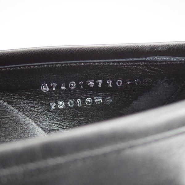 極上★三陽山長 SIZE 9【定価￥80,300-★流也/RYUYA/R3010ラスト】コインローファー/フルストラップ/カーフ/黒/Sanyo Yamacho★m885
