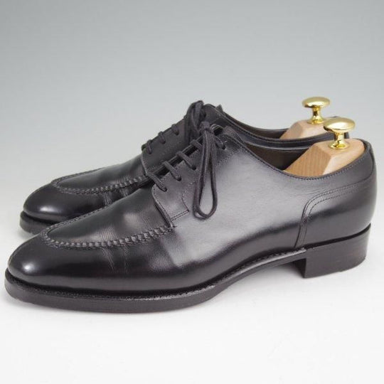 美品★三陽山長 SIZE 5.5【定価￥121,000-★勘三郎/Uチップ/R2010ラスト】カーフ/黒/メンズ/KANZABURO/Sanyo Yamacho★m887