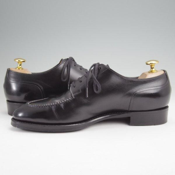 美品★三陽山長 SIZE 5.5【定価￥121,000-★勘三郎/Uチップ/R2010ラスト】カーフ/黒/メンズ/KANZABURO/Sanyo Yamacho★m887