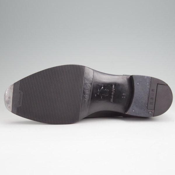 美品★三陽山長 SIZE 5.5【定価￥121,000-★勘三郎/Uチップ/R2010ラスト】カーフ/黒/メンズ/KANZABURO/Sanyo Yamacho★m887