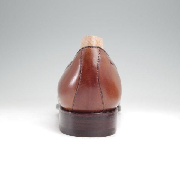 未使用★(スペイン製)カルミナ 8EEE【注文価格16万円程度★茶系コードバン仕様/純正ツリー付】BOURBON/タッセルローファー/CARMINA★m888