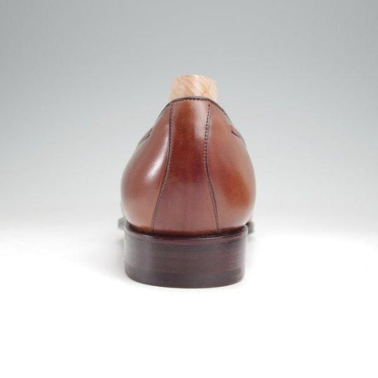 未使用★(スペイン製)カルミナ 8EEE【注文価格16万円程度★茶系コードバン仕様/純正ツリー付】BOURBON/タッセルローファー/CARMINA★m888