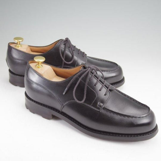 美品★J.M.ウエストン 6D【定価￥168,300-★ゴルフ/GOLF】641/31ラスト/Uチップ/ボックスカーフ/黒/メンズ/Weston/ウェストン★m890