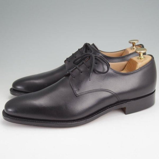 未使用★チャーチ 85F/UK8.5【現行5都市ロゴ★CORAM/プレーントゥ】119ラスト/コーラム/カーフ/黒/メンズ/Church's★m891