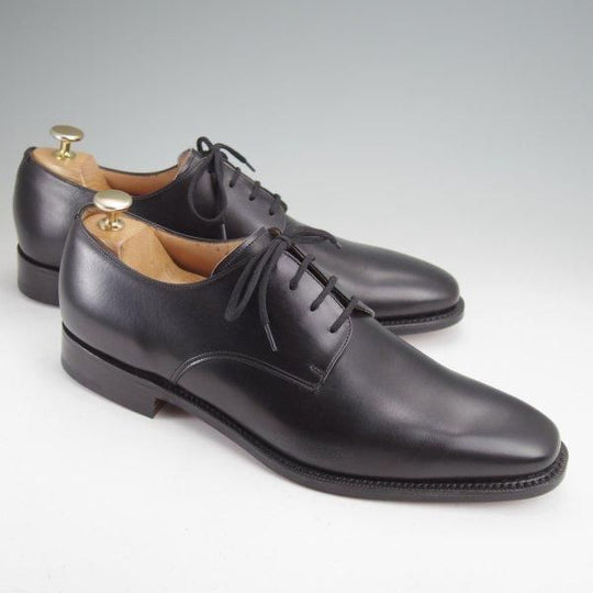 未使用★チャーチ 85F/UK8.5【現行5都市ロゴ★CORAM/プレーントゥ】119ラスト/コーラム/カーフ/黒/メンズ/Church's★m891