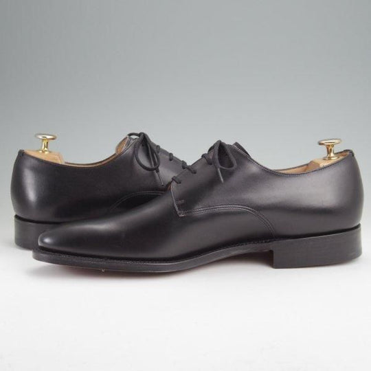 未使用★チャーチ 85F/UK8.5【現行5都市ロゴ★CORAM/プレーントゥ】119ラスト/コーラム/カーフ/黒/メンズ/Church's★m891