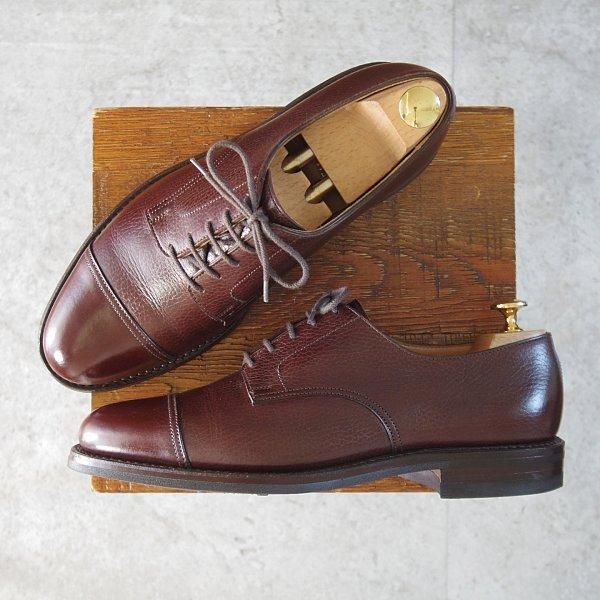 極美品★クロケット&ジョーンズ UK7/US7.5E【貴重★ブルックスブラザーズ別注/Peal&co/ダイナイトソール】濃茶/Crockett&Jones★m892