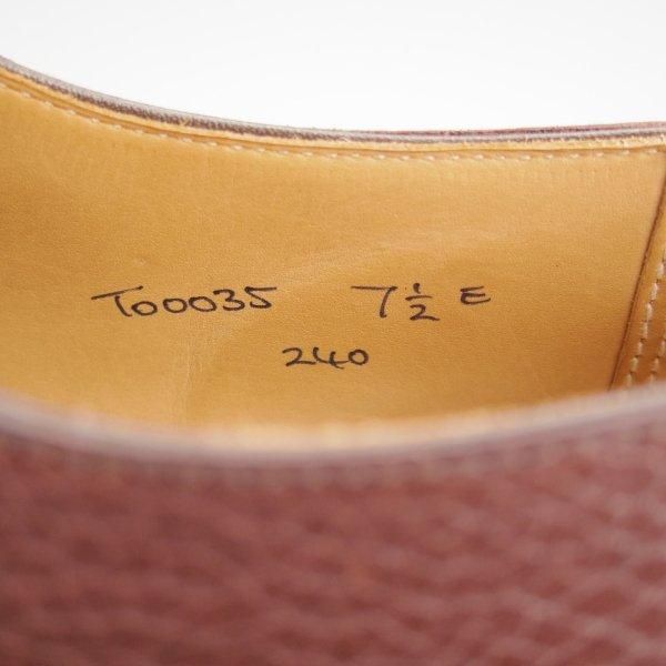 極美品★クロケット&ジョーンズ UK7/US7.5E【貴重★ブルックスブラザーズ別注/Peal&co/ダイナイトソール】濃茶/Crockett&Jones★m892