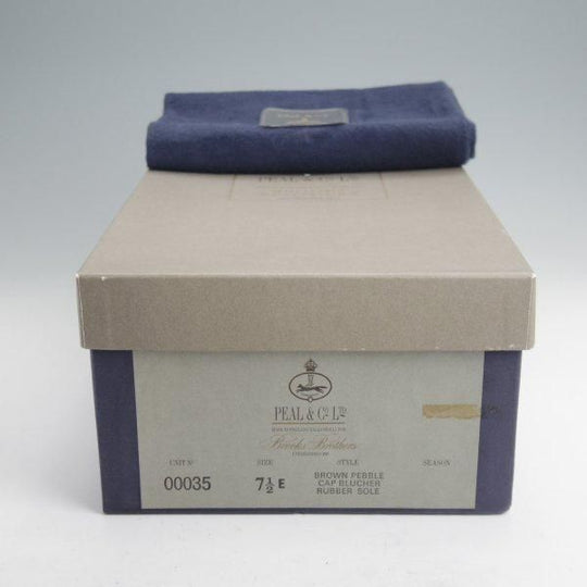 極美品★クロケット&ジョーンズ UK7/US7.5E【貴重★ブルックスブラザーズ別注/Peal&co/ダイナイトソール】濃茶/Crockett&Jones★m892