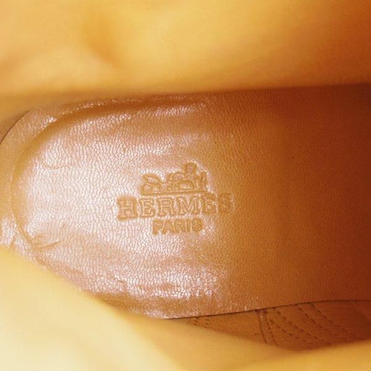 未使用★(伊製)HERMES/エルメス SIZE 39.5【ブラックラピド製法★ジョッパーブーツ】バケッタレザー/濃茶/メンズ★m893