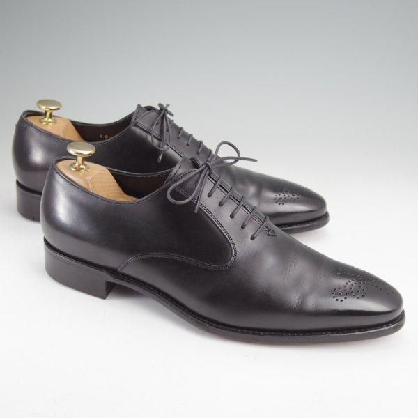極美品★三陽山長 SIZE 8【貴重★ユナイテッドアローズ別注/オックスフォードシューズ】カーフ/黒/メンズ★m894