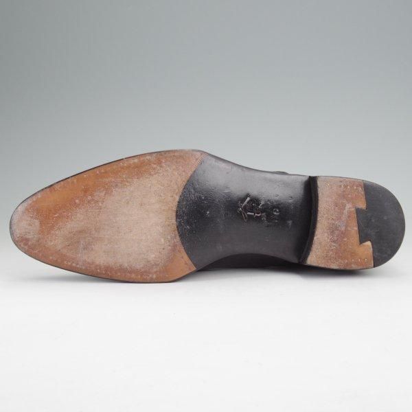 極美品★三陽山長 SIZE 8【貴重★ユナイテッドアローズ別注/オックスフォードシューズ】カーフ/黒/メンズ★m894