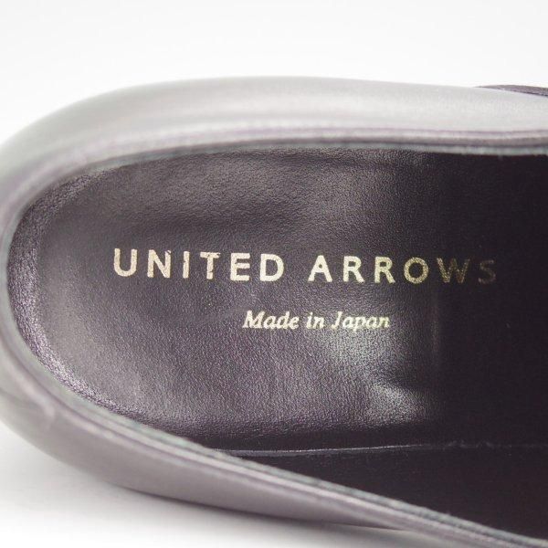 極美品★三陽山長 SIZE 8【貴重★ユナイテッドアローズ別注/オックスフォードシューズ】カーフ/黒/メンズ★m894