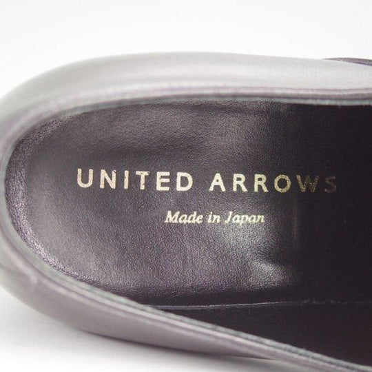 極美品★三陽山長 SIZE 8【貴重★ユナイテッドアローズ別注/オックスフォードシューズ】カーフ/黒/メンズ★m894