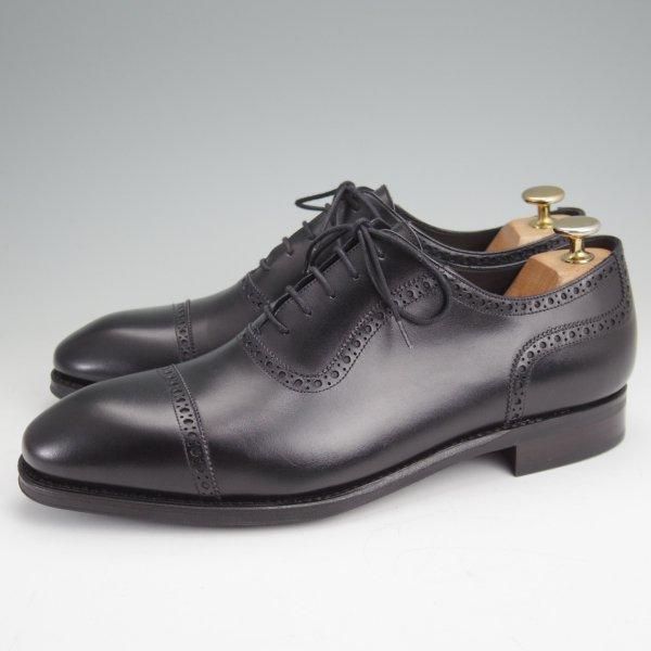未使用★TLB Mallorca/ティーエルビー SIZE 7.5(左)/7(右)【現行定価6万円以上★クォーターブローグ/697】ALANラスト/カーフ/黒★m898