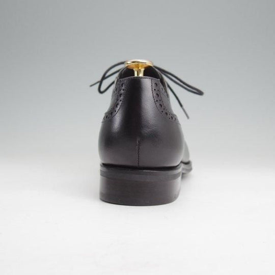 未使用★TLB Mallorca/ティーエルビー SIZE 7.5(左)/7(右)【現行定価6万円以上★クォーターブローグ/697】ALANラスト/カーフ/黒★m898