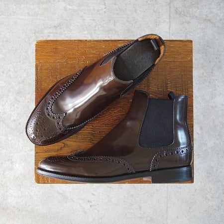 極上★チャーチ(レディース) SIZE 35【定価￥176,000-★KETSBY WG/サイドゴアブーツ】ポリッシュドバインダーカーフ/Church's★m902