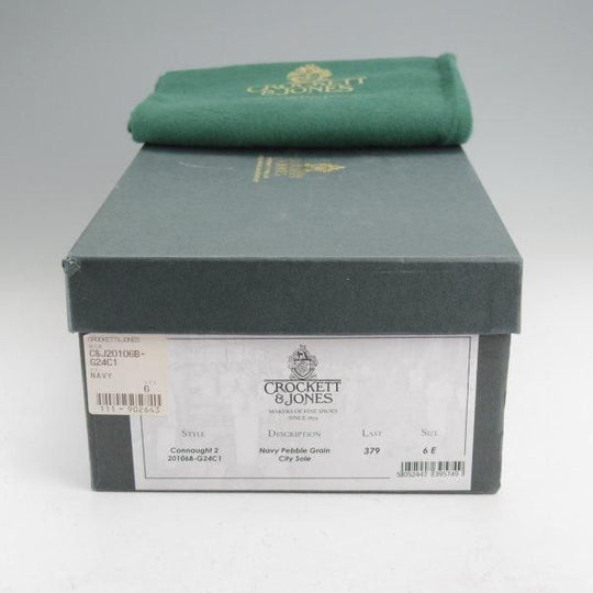 極上★クロケット&ジョーンズ 6E【定価￥126,500-★CONNAUGHT2/コノート2】CITYソール/ストレートチップ/379ラスト/Crockett&Jones★m903