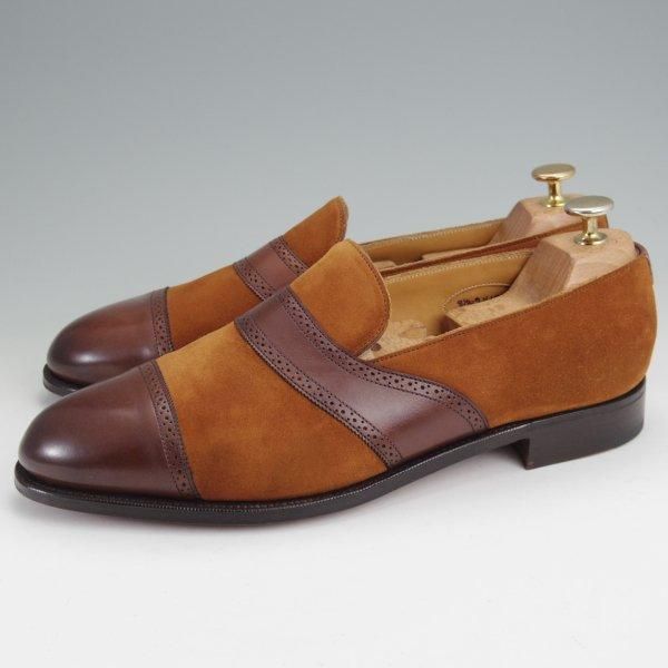 エドワードグリーン ローファーRochester EDWARDGREEN 8.5 エドワードグリーン/ROCHESTER/ロチェスター/コンビ/ローファー/184