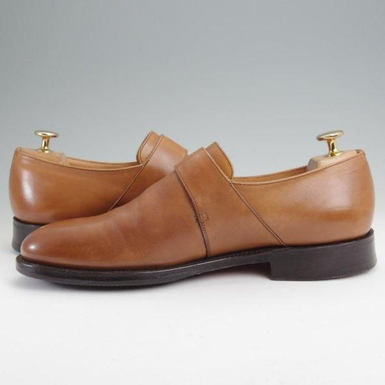 極上★チャーチ 70F/UK7【現行定価￥181,500-★100ラスト/Westbury】ウェストバリー/モンクストラップ/カーフ/茶/メンズ/Church's★m906