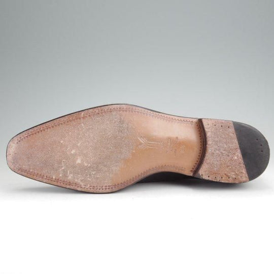 極美品★(スペイン製)YANKO/ヤンコ SIZE 8.5【グッドイヤーウェルテッド製法★ストレートチップ/14821】カーフ/黒/メンズ★m908