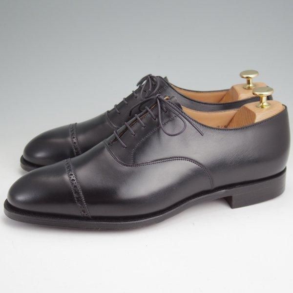 未使用★クロケット&ジョーンズ 9.5E【定価￥99,000-★マスターロイド/CURZON/ハンドグレード】カーフ/黒/メンズ/Crockett&Jones★m912