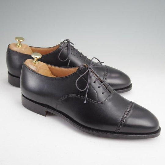 未使用★クロケット&ジョーンズ 9.5E【定価￥99,000-★マスターロイド/CURZON/ハンドグレード】カーフ/黒/メンズ/Crockett&Jones★m912