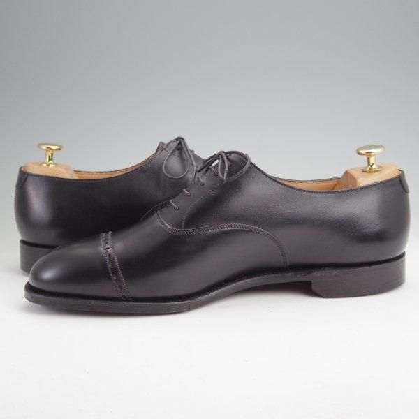 未使用★クロケット&ジョーンズ 9.5E【定価￥99,000-★マスターロイド/CURZON/ハンドグレード】カーフ/黒/メンズ/Crockett&Jones★m912