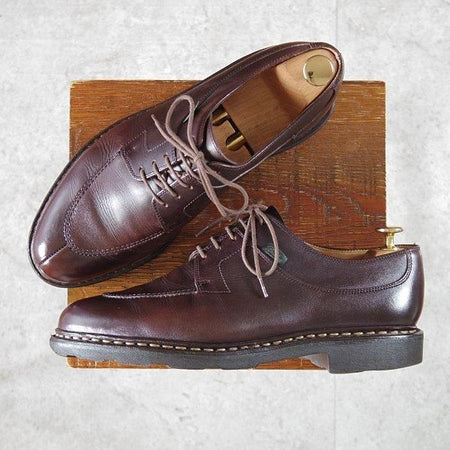 極上★パラブーツ SIZE 8【定価￥94,600-★アヴィニョン/AVIGNON】グリフソール/リスレザー/カフェ/CAFE/Uチップ/メンズ/Paraboot★m913