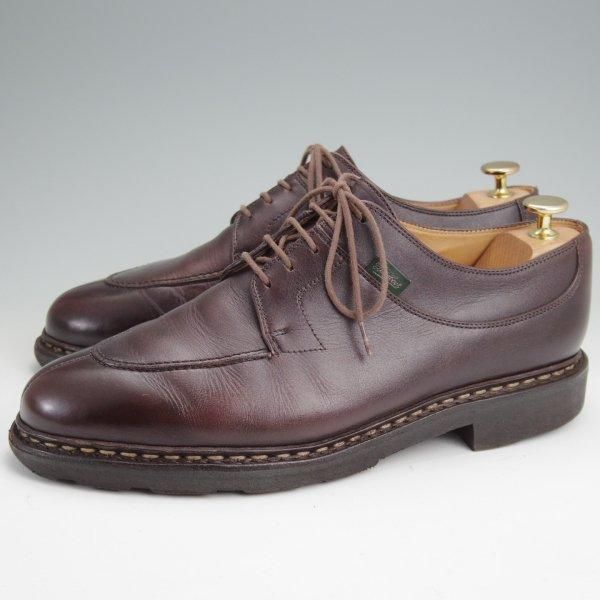 極上★パラブーツ SIZE 8【定価￥94,600-★アヴィニョン/AVIGNON】グリフソール/リスレザー/カフェ/CAFE/Uチップ/メンズ/Paraboot★m913