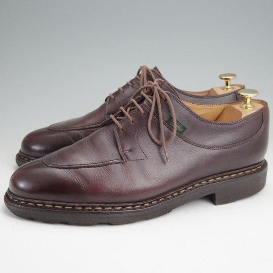 極上★パラブーツ SIZE 8【定価￥94,600-★アヴィニョン/AVIGNON】グリフソール/リスレザー/カフェ/CAFE/Uチップ/メンズ/Paraboot★m913